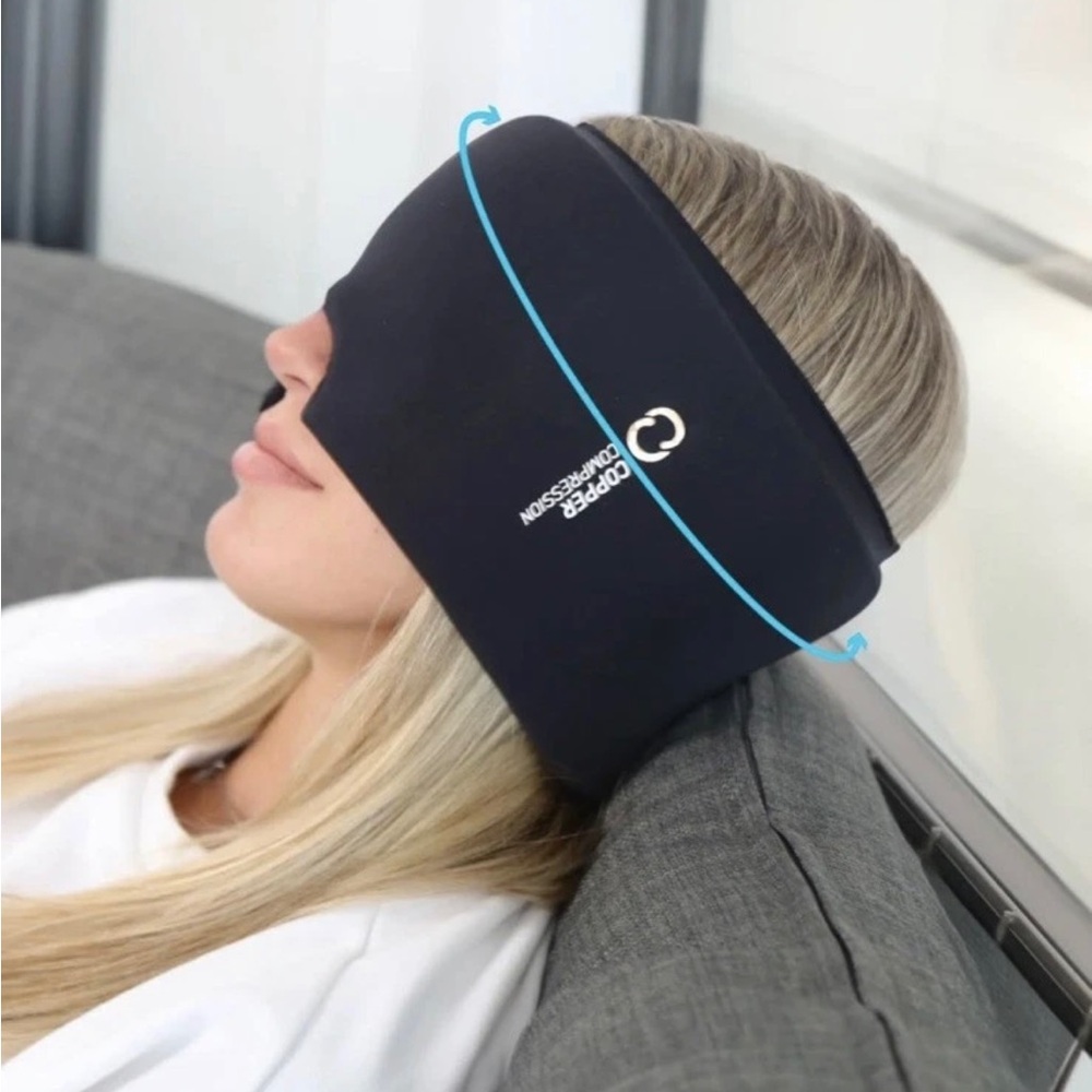 Copper Compression CopperFreeze Migraine Mask- Relief, Headaches & Puffy Eyes🔥 - Picture 6 of 11